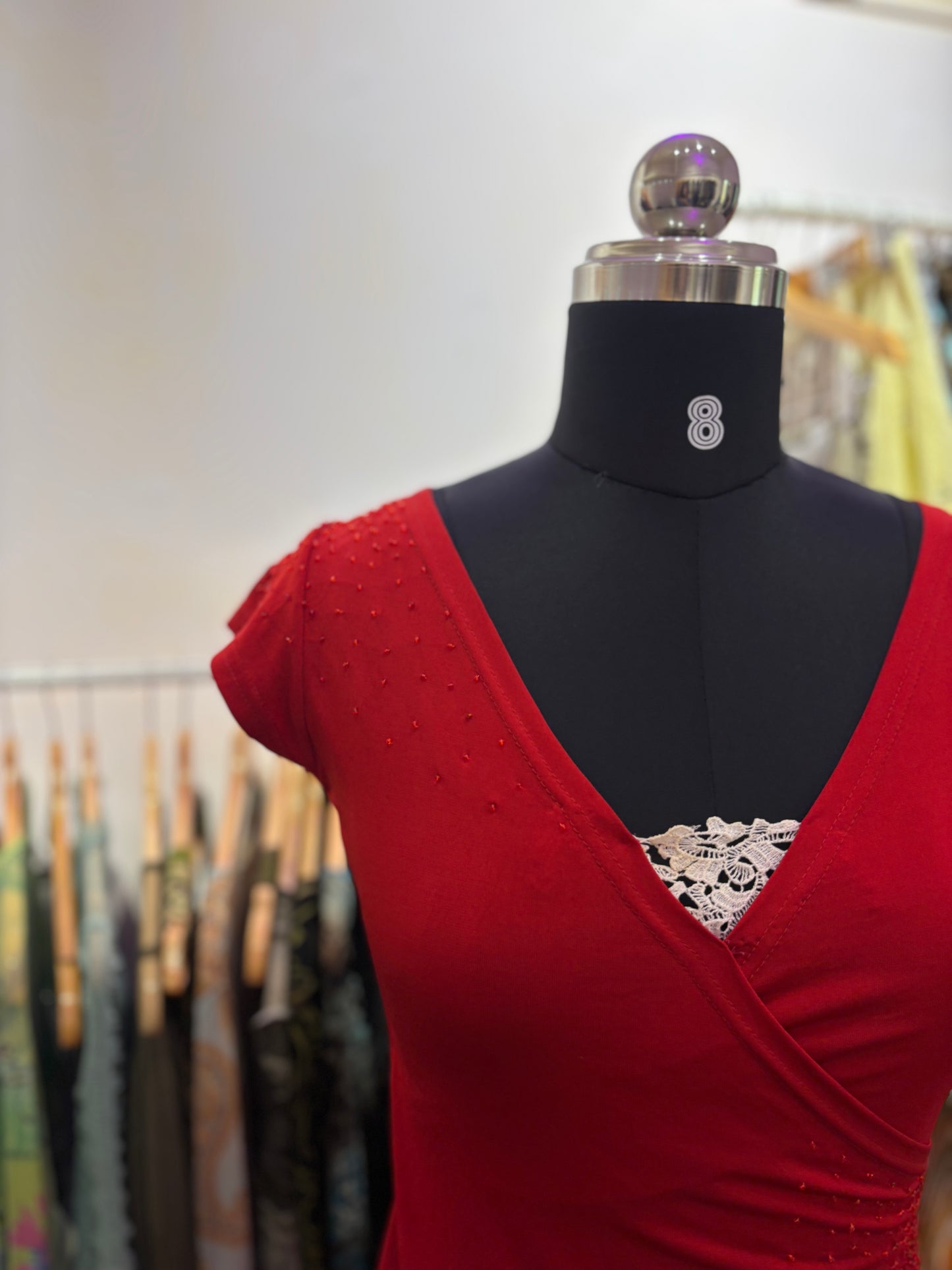 Goddess bead work top