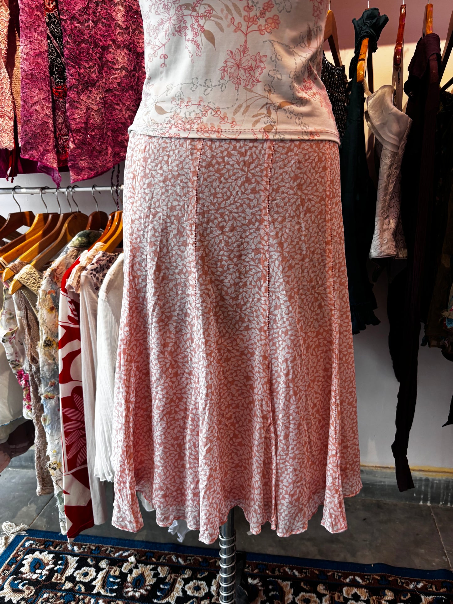 Peach skirt