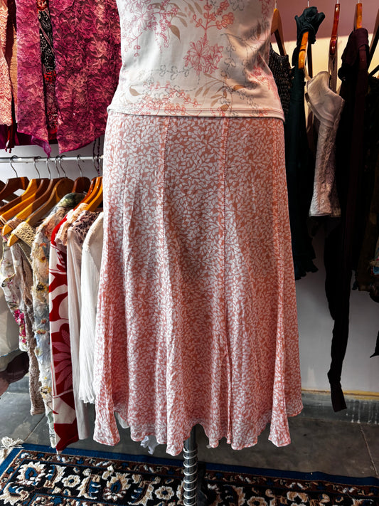 Peach skirt