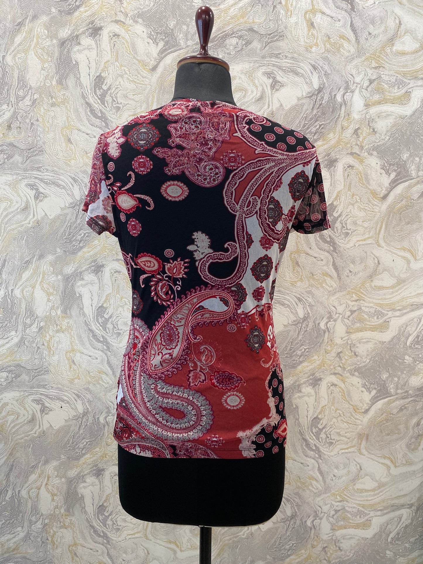 Vintage paisley print top