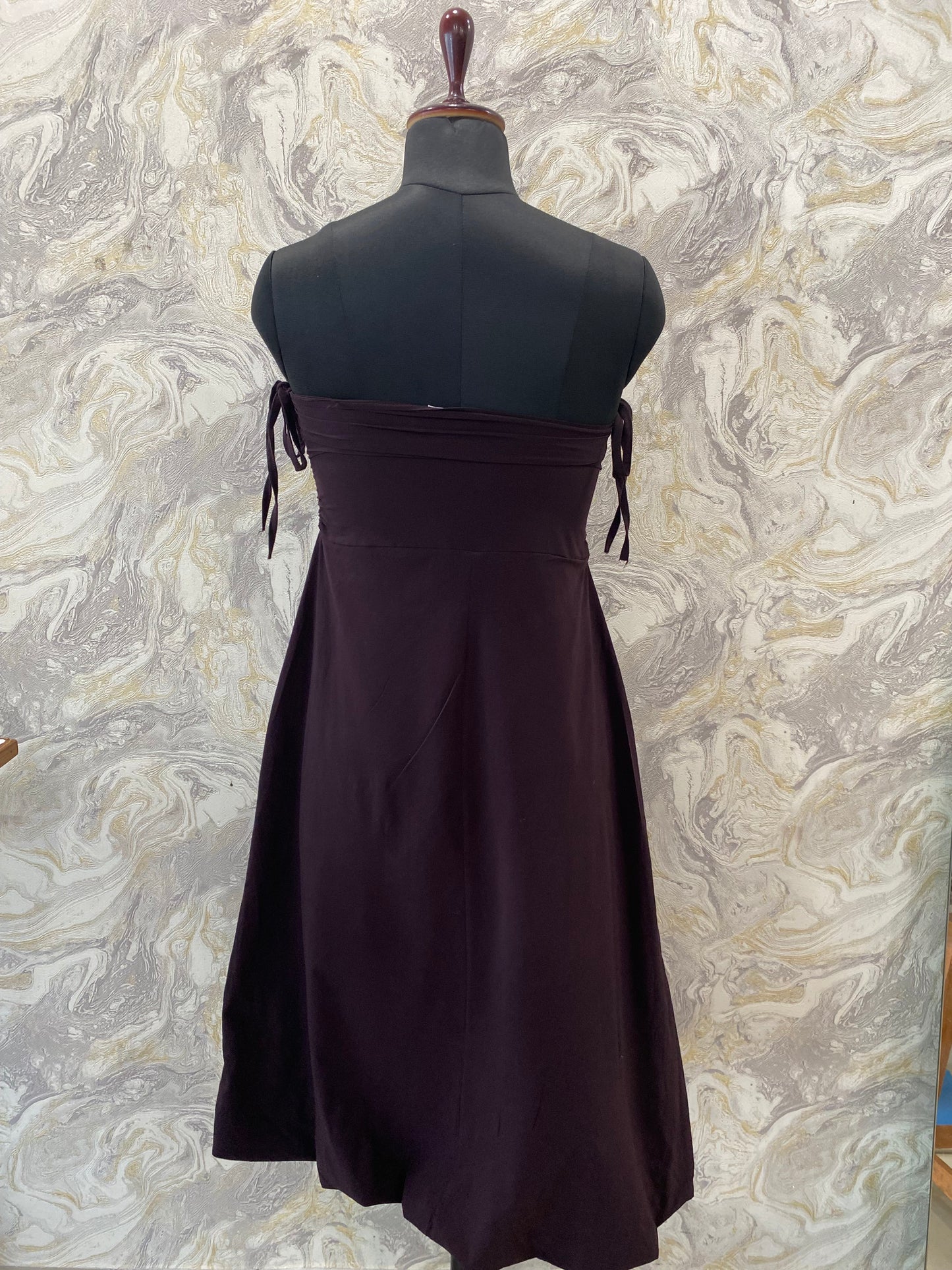 Vintage deep purple dress