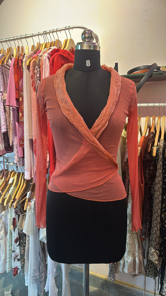 Vintage Rustic wrap around top
