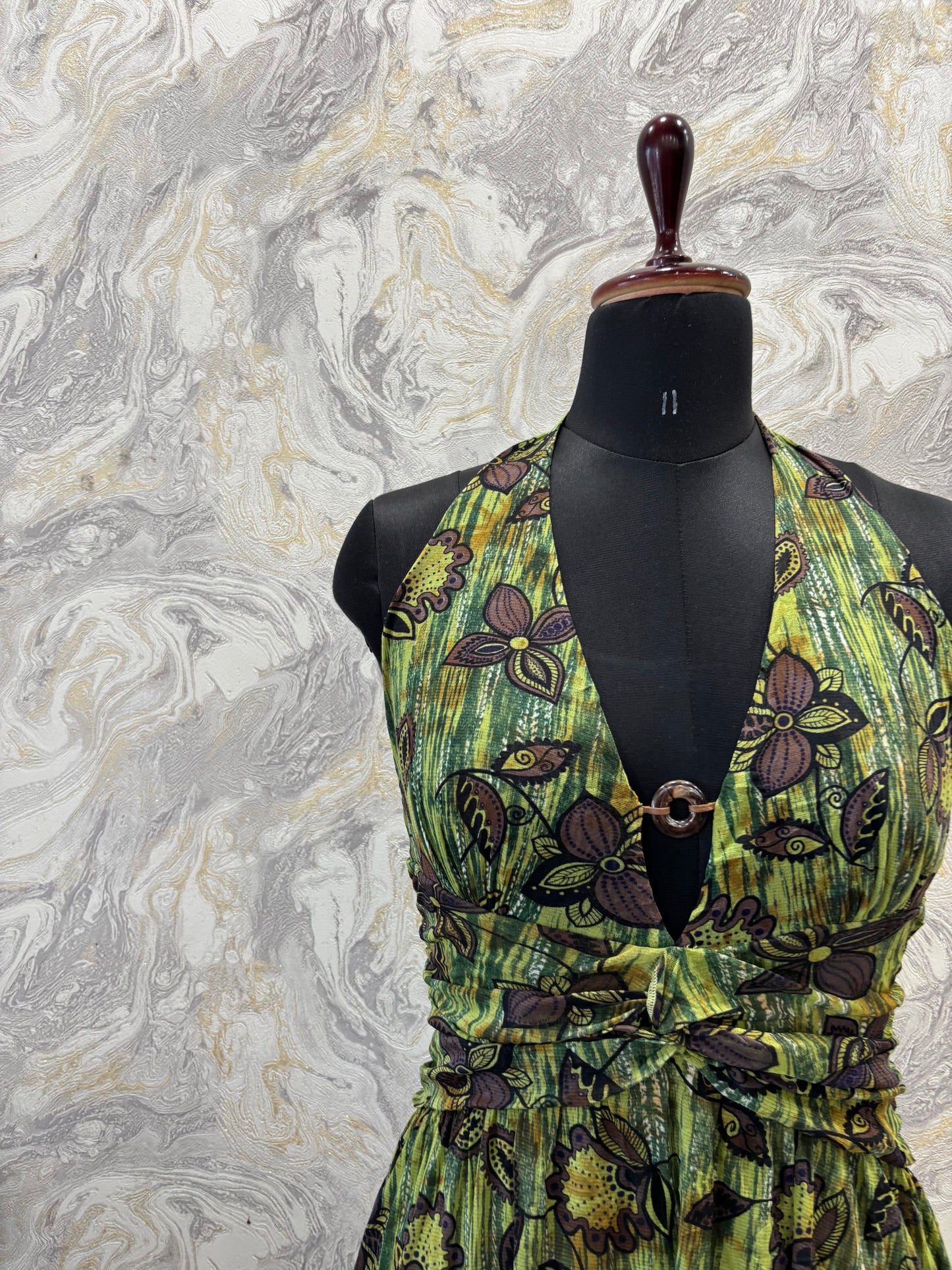 The timeless halter neck dress