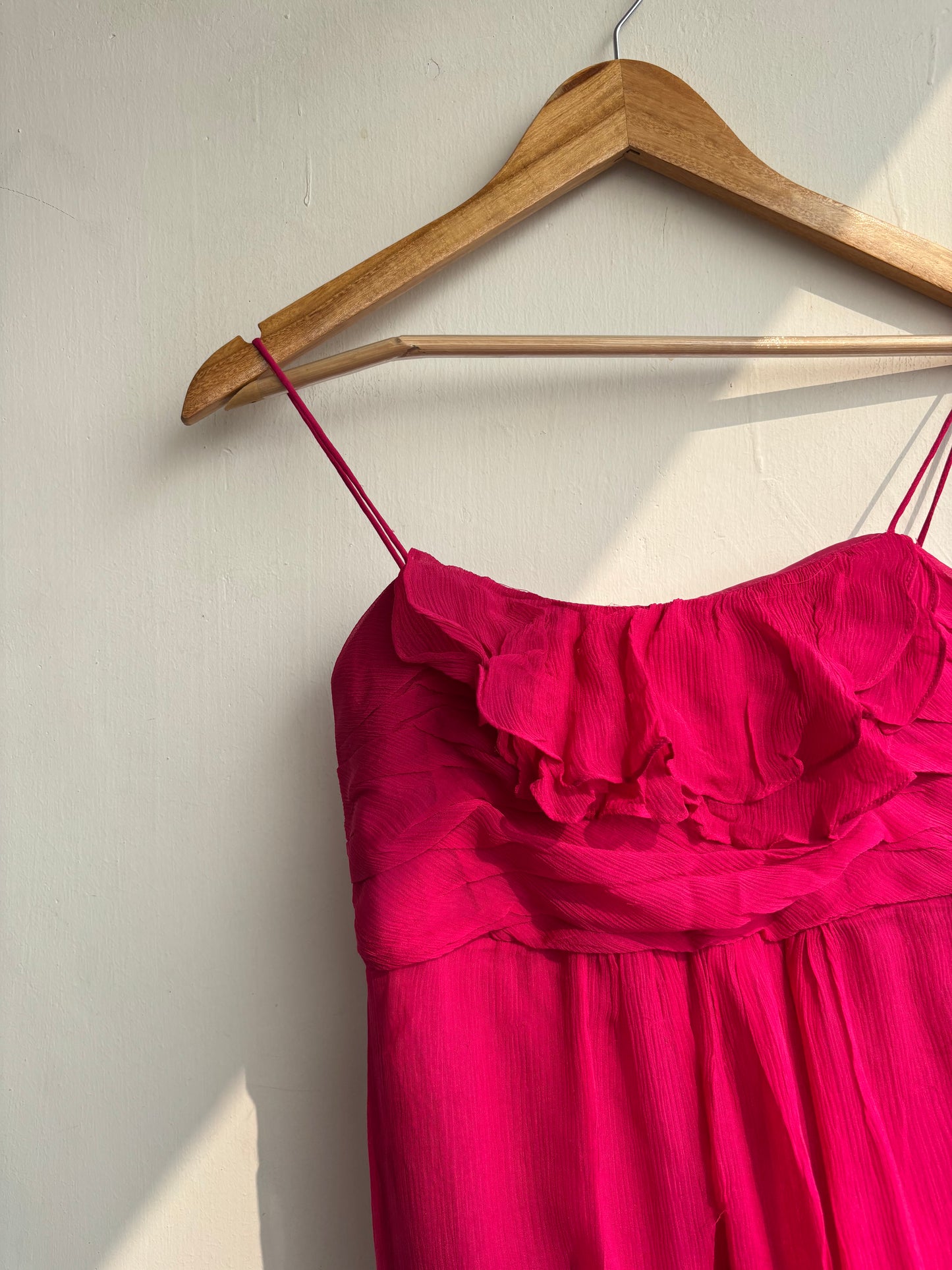 Pink silk dress❤️