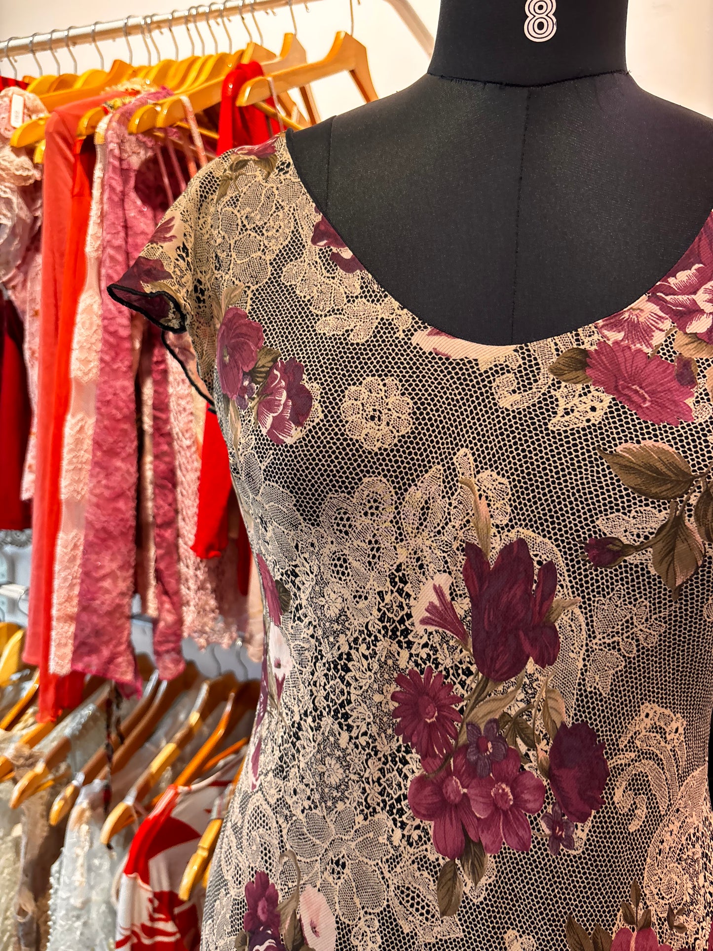 Roses baroque dress
