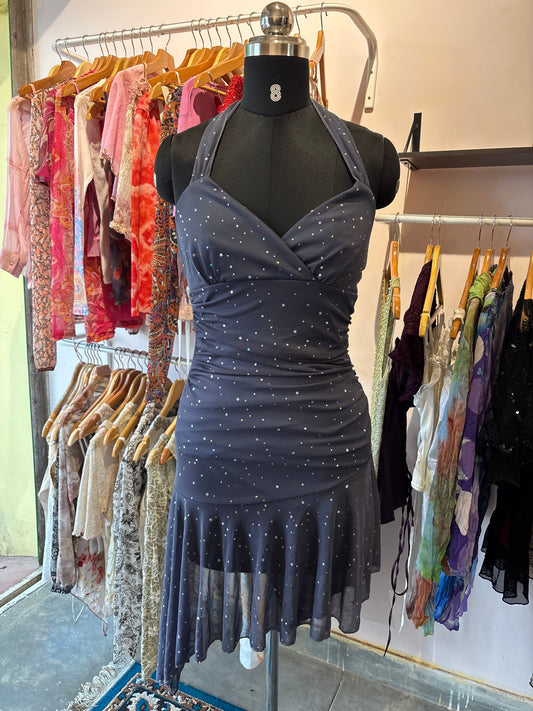 Celestial halter neck dress