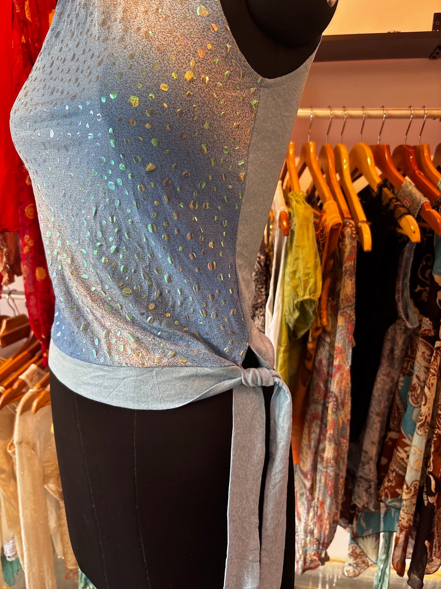 Starlight halter neck top