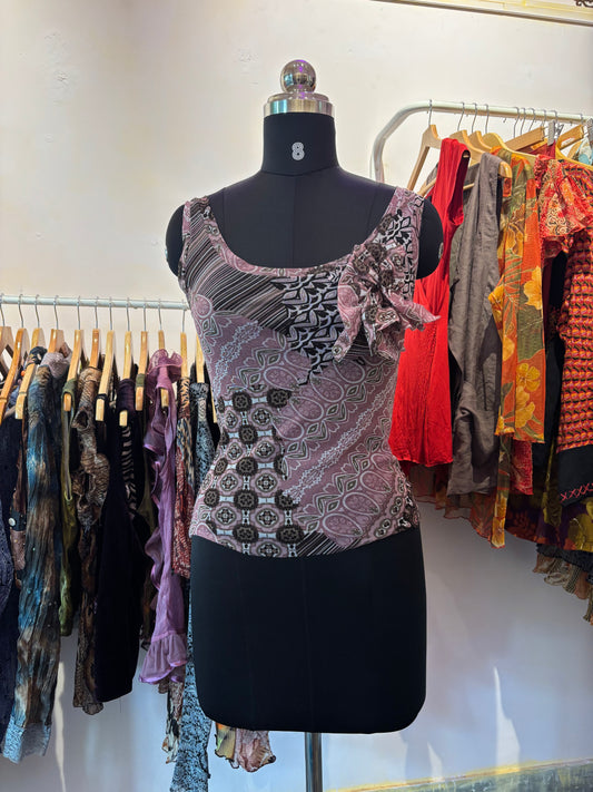 Calico vintage top