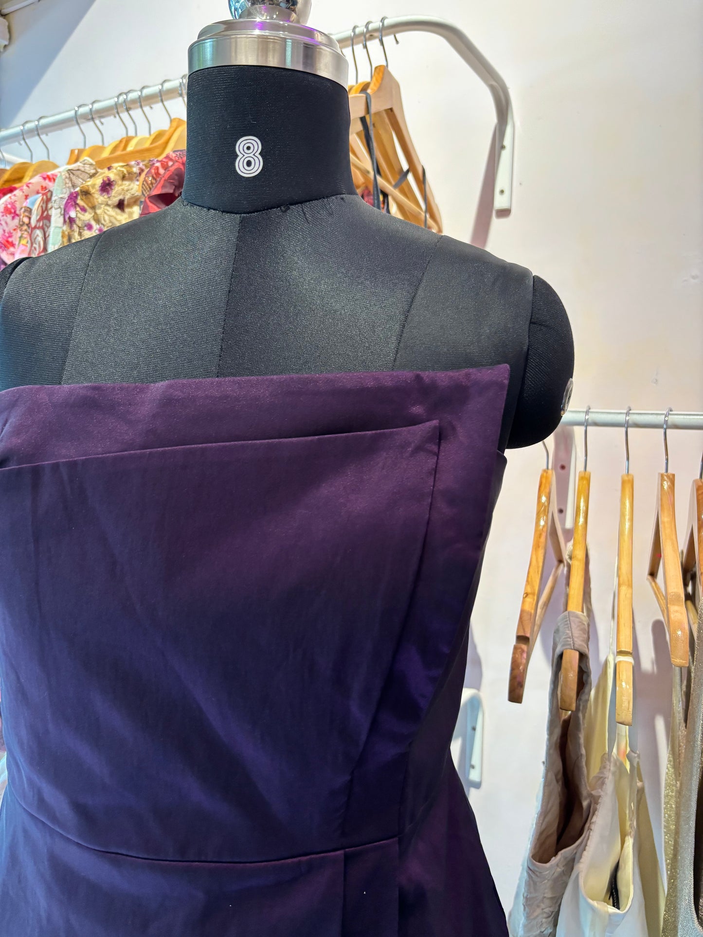 Purple corset