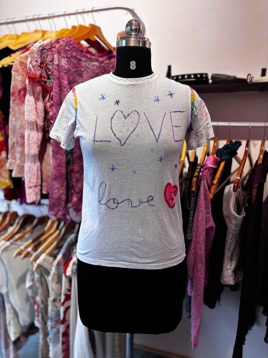 I love you doodle tee