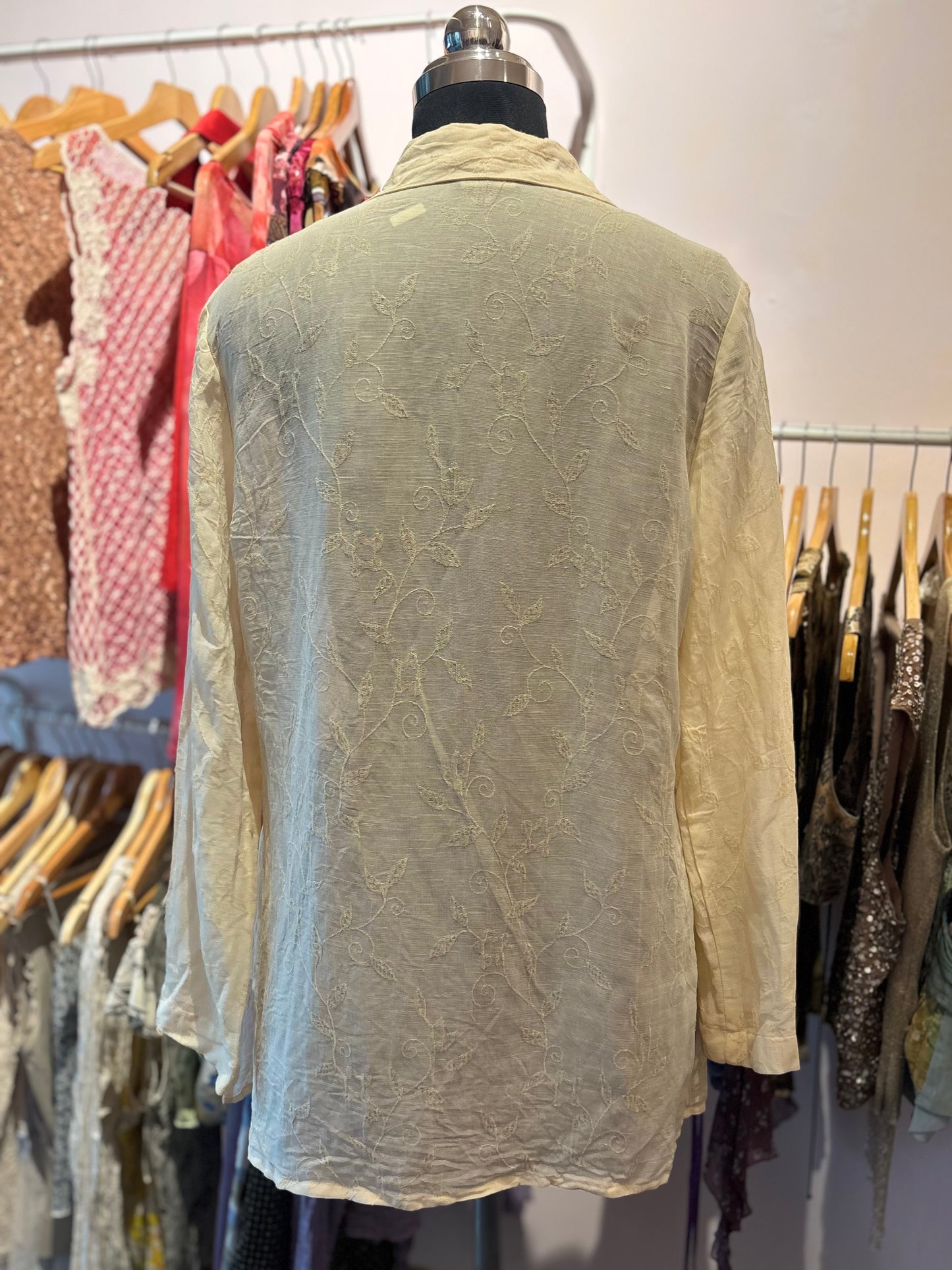 Self design linen shirt