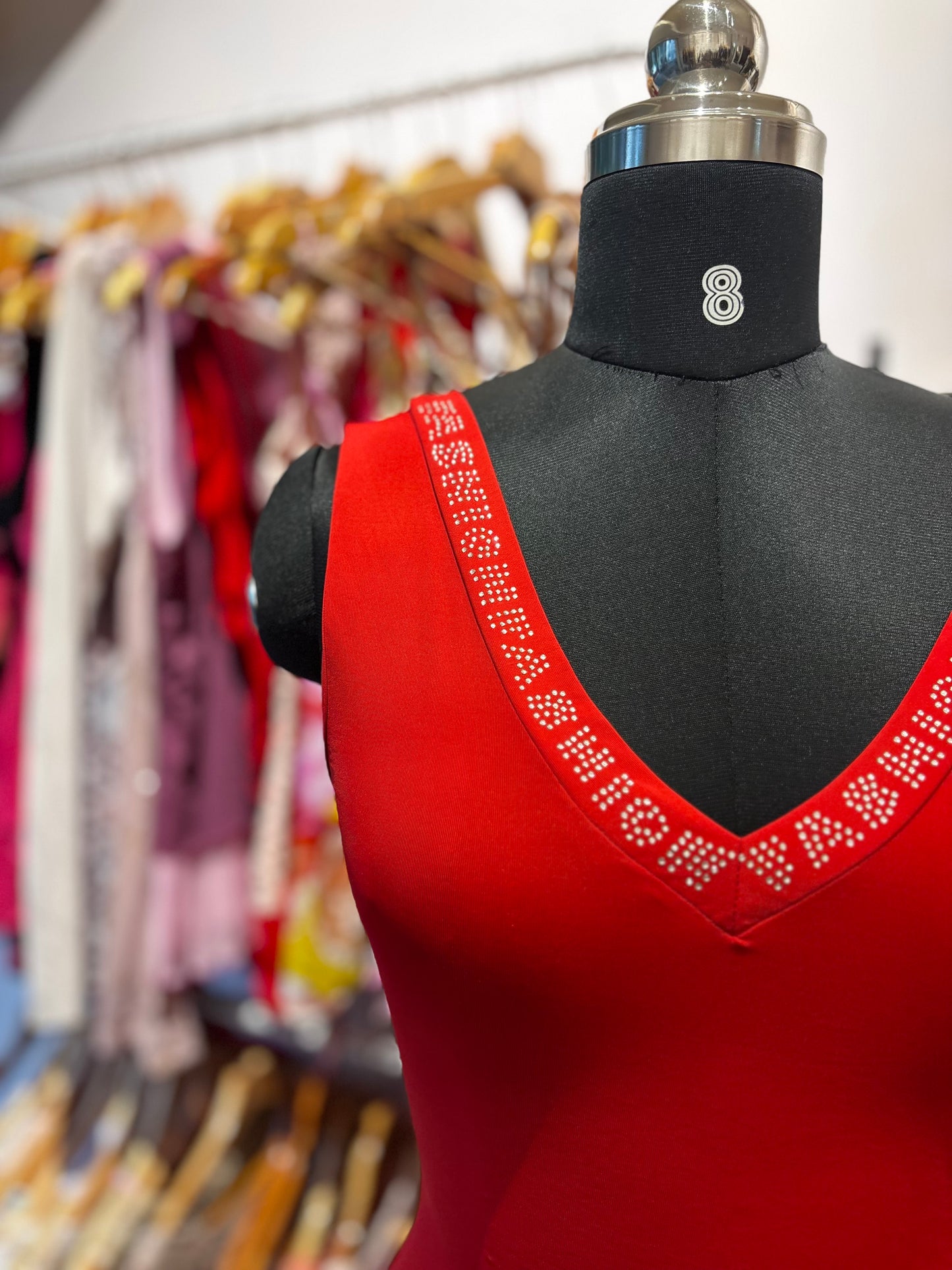 Red retro top