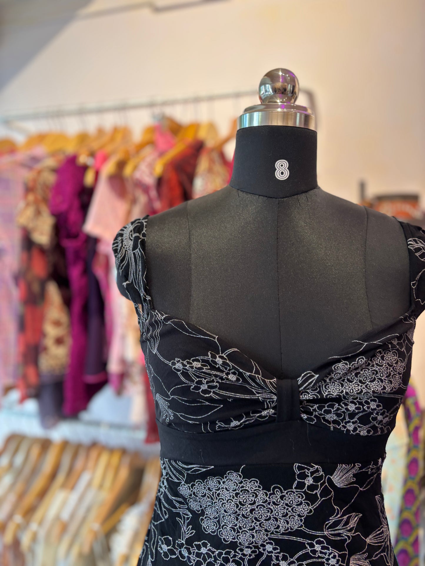 Vintage black mini dress