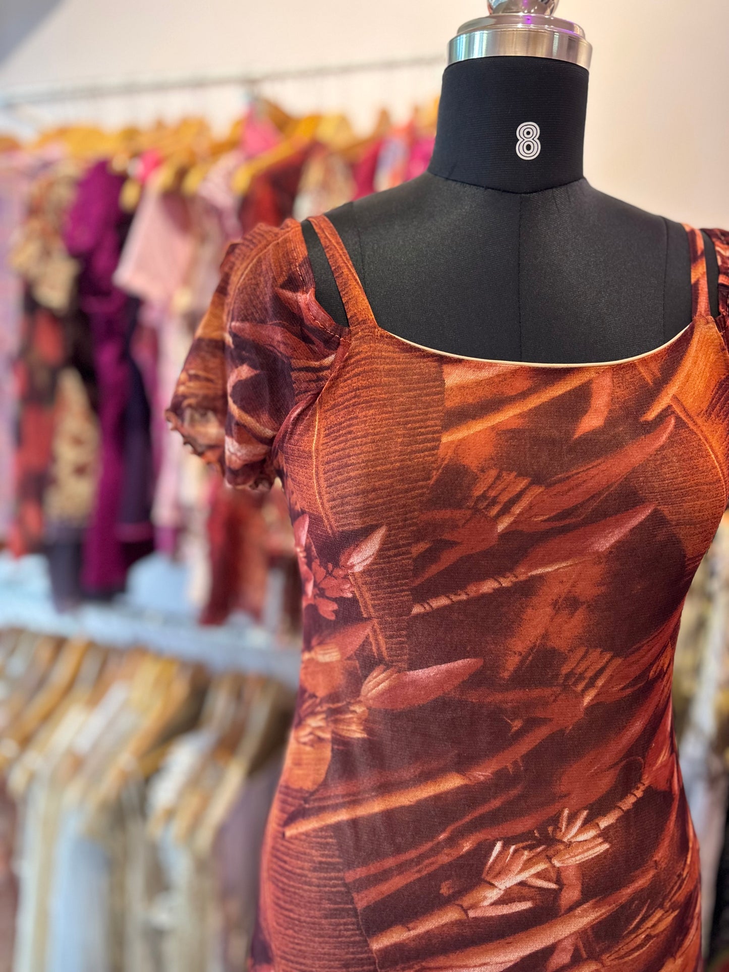 Amber mesh dress