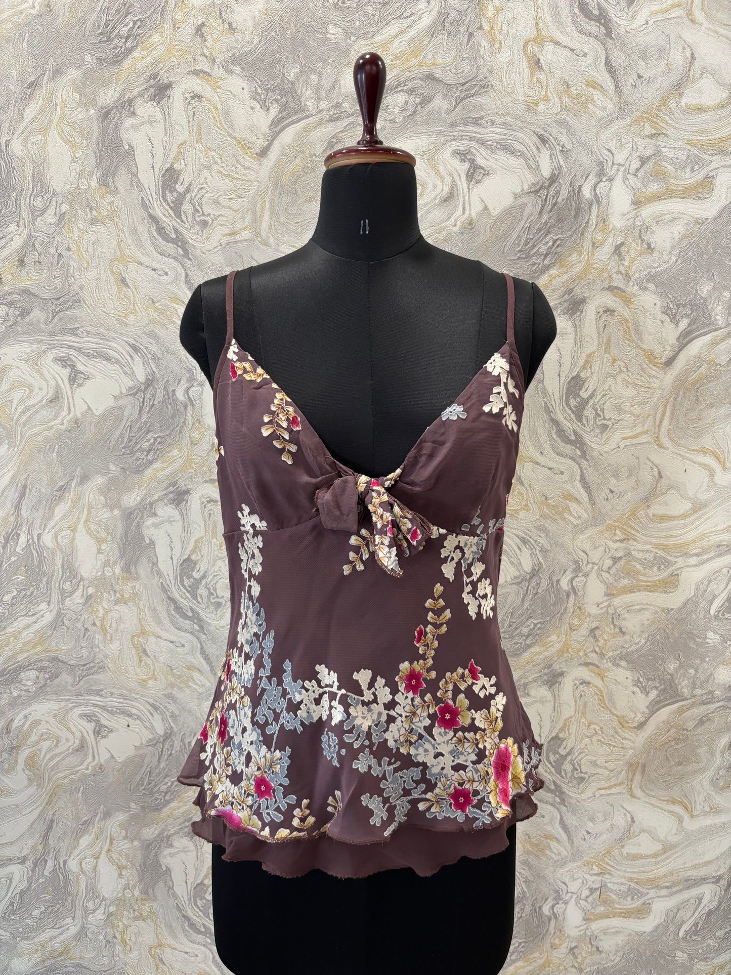 Silk bloom cami