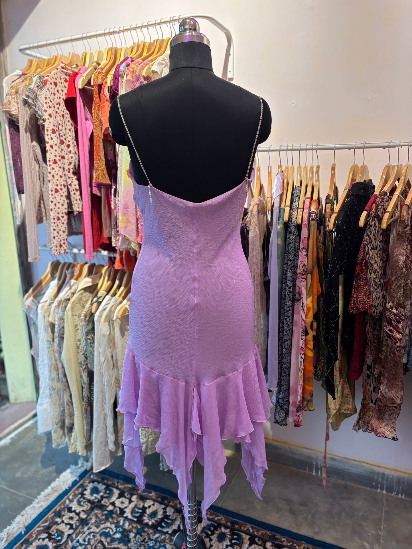 Lilac goddess dress