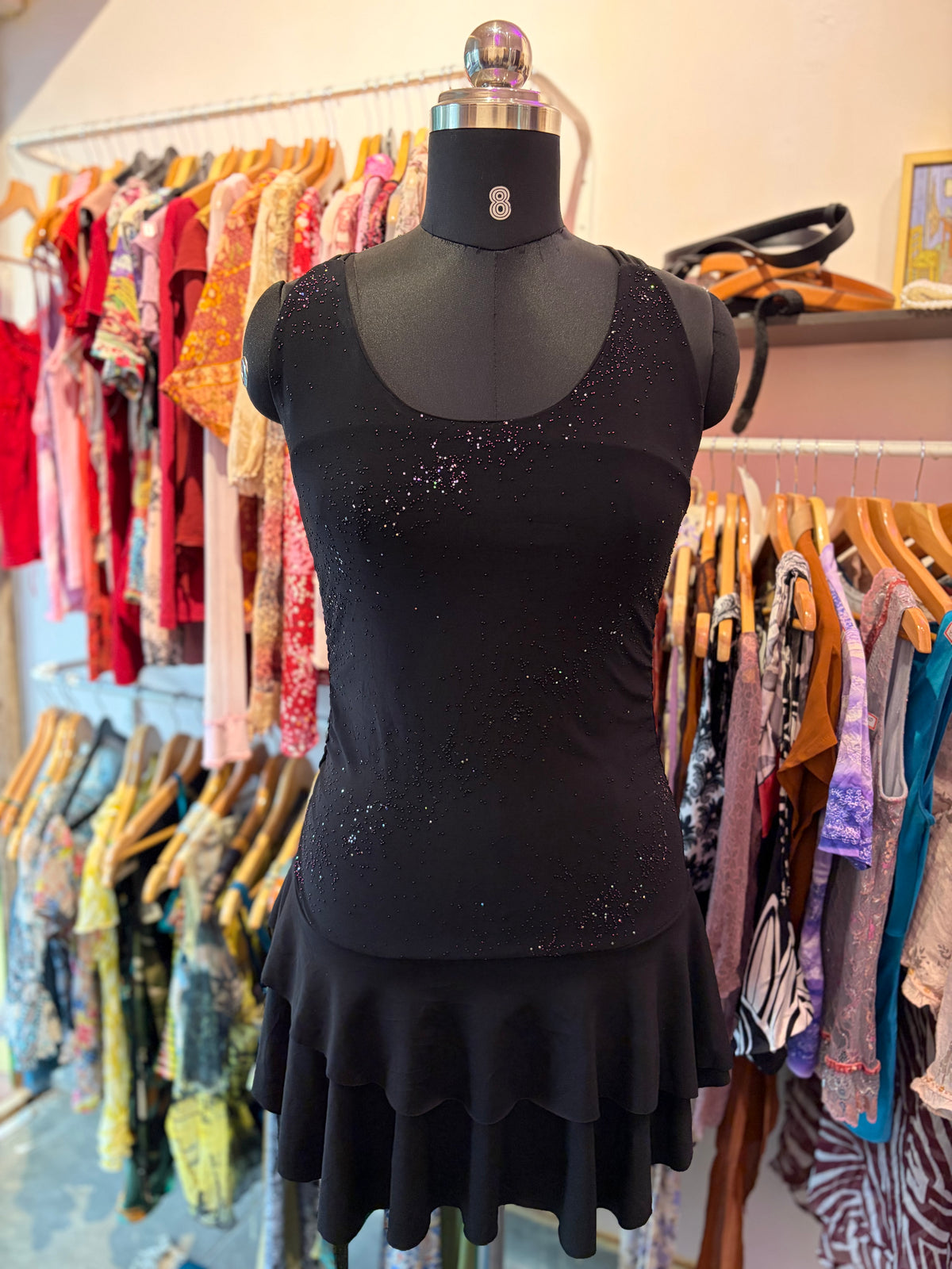 Celestial black dress