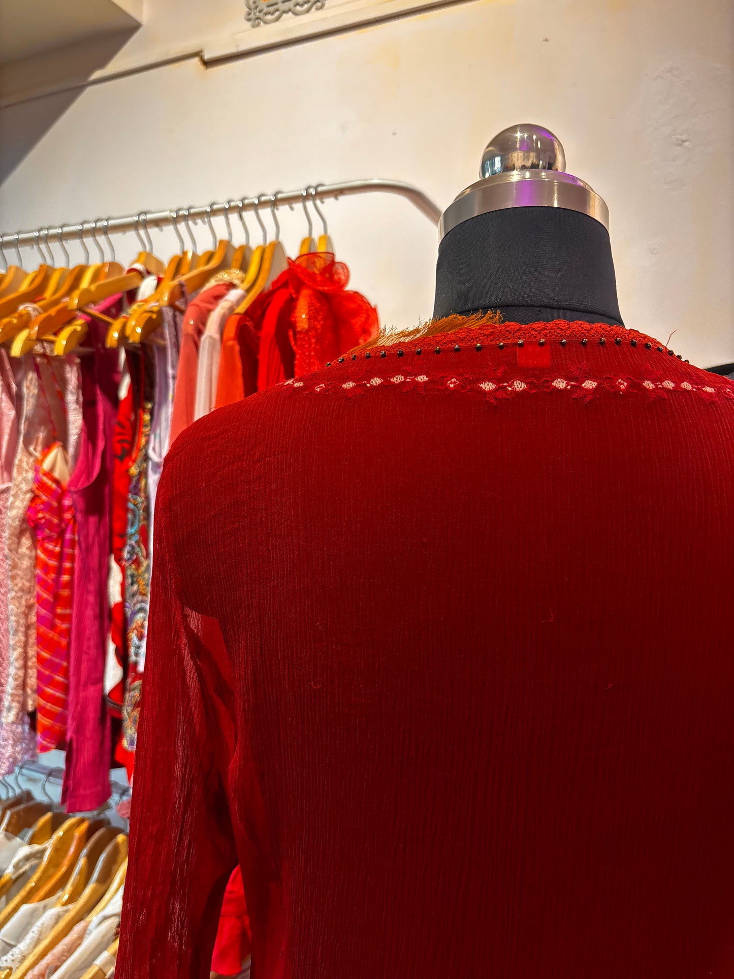 Vintage Esprit top 100 percent silk