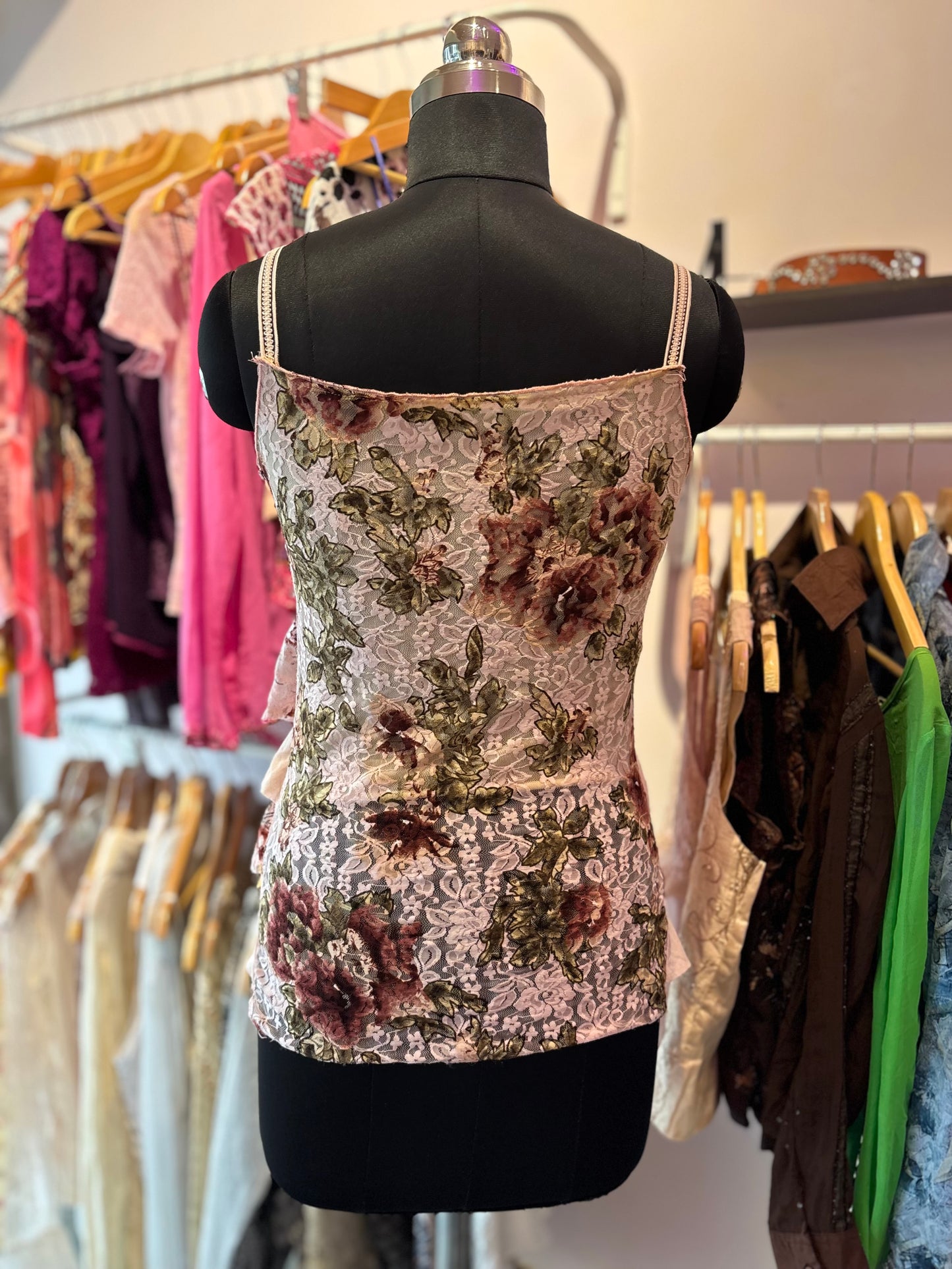 Floral lacy top