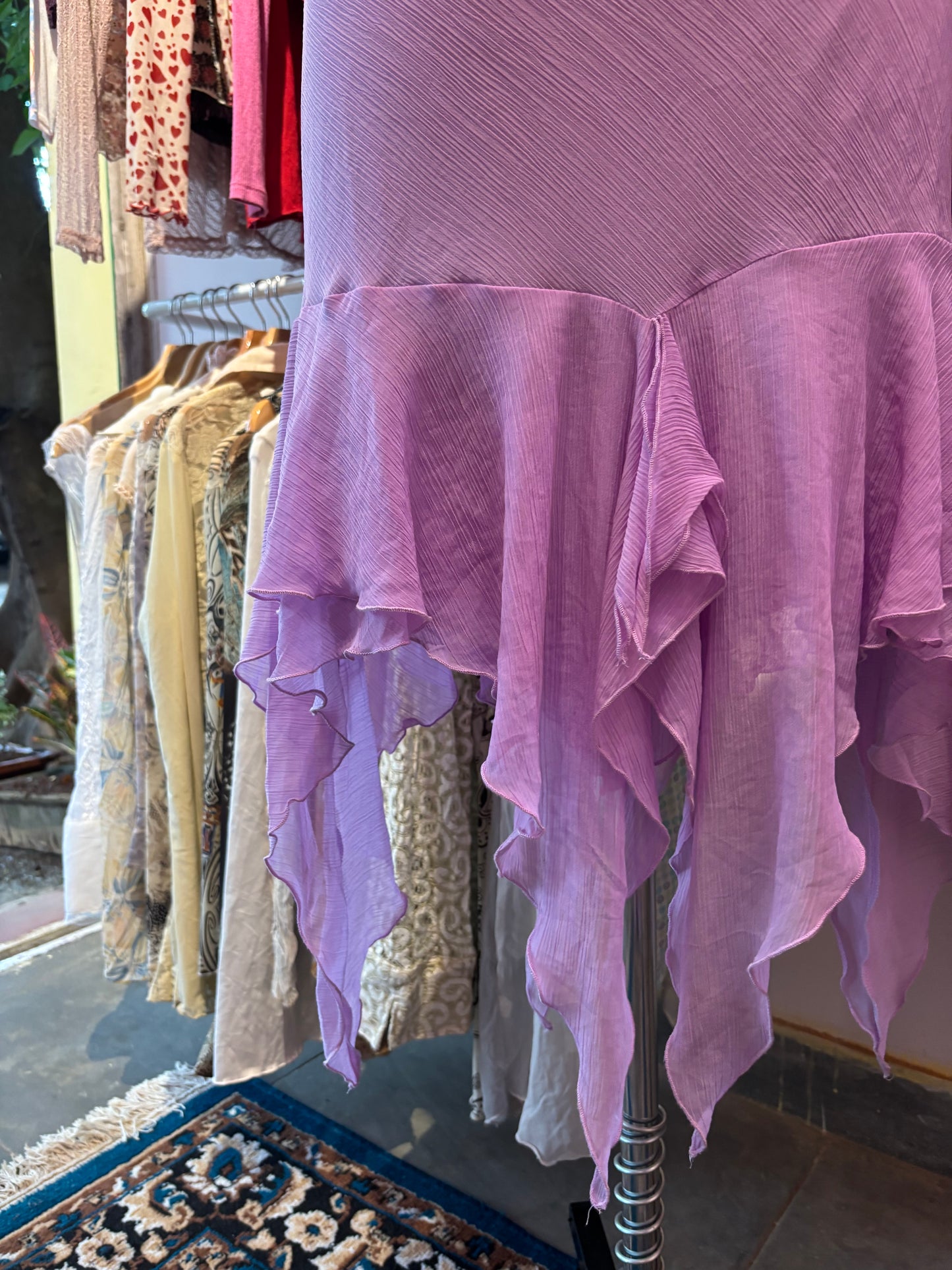 Lilac goddess dress