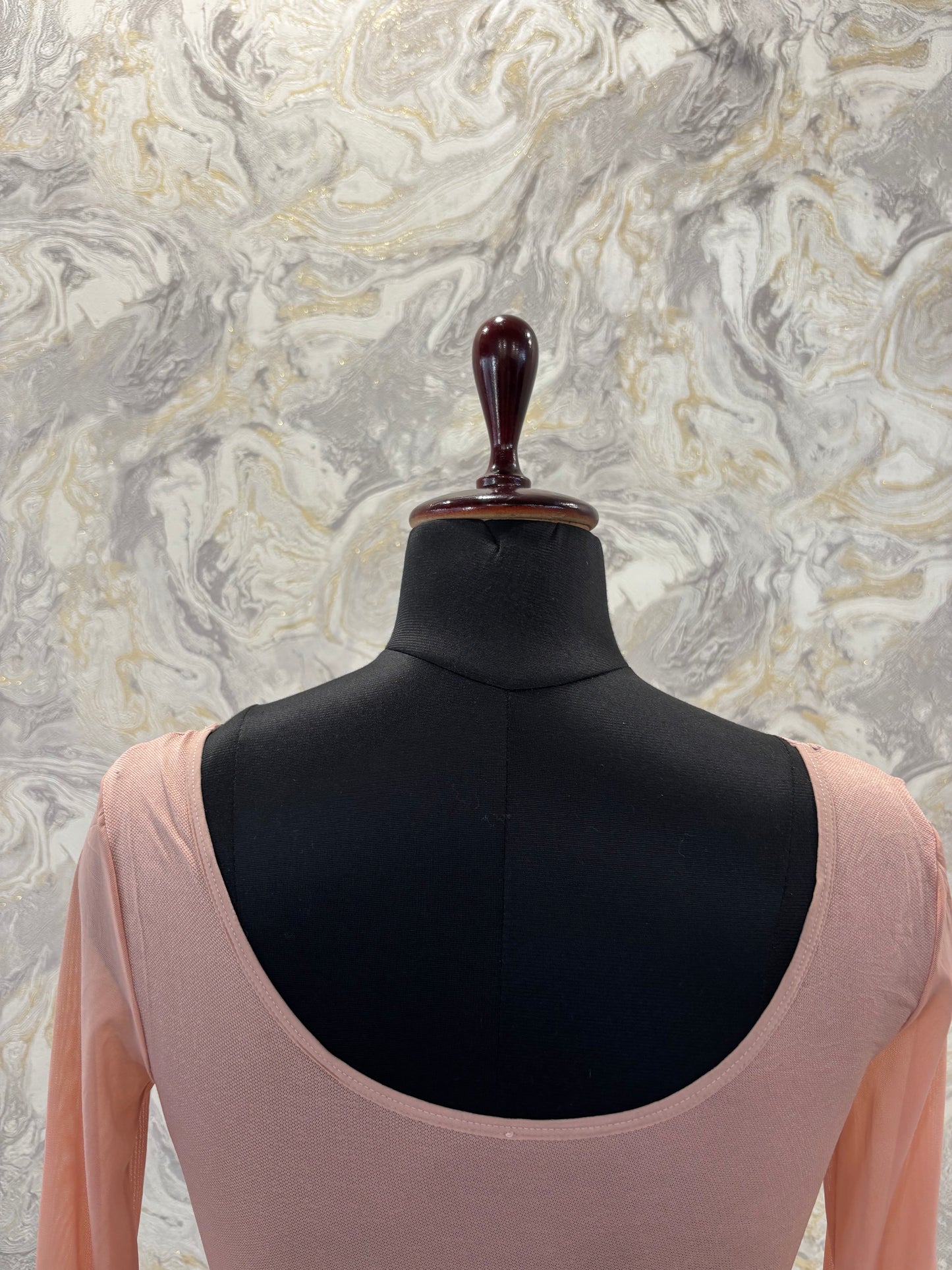 Salmon lacy top