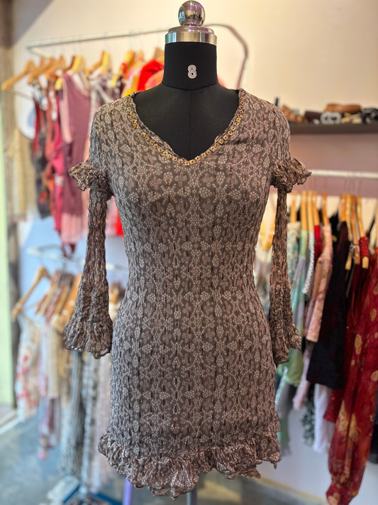 The vintage silk dress!