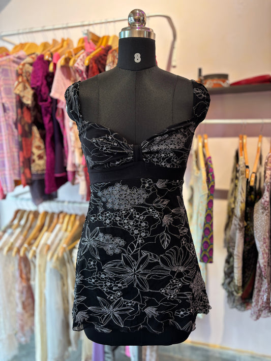 Vintage black mini dress