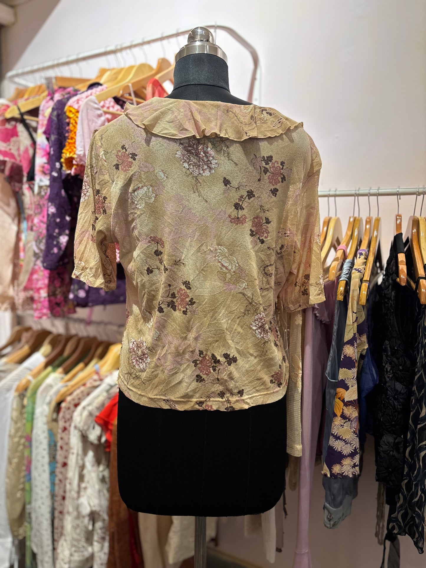 Vintage floral blouse