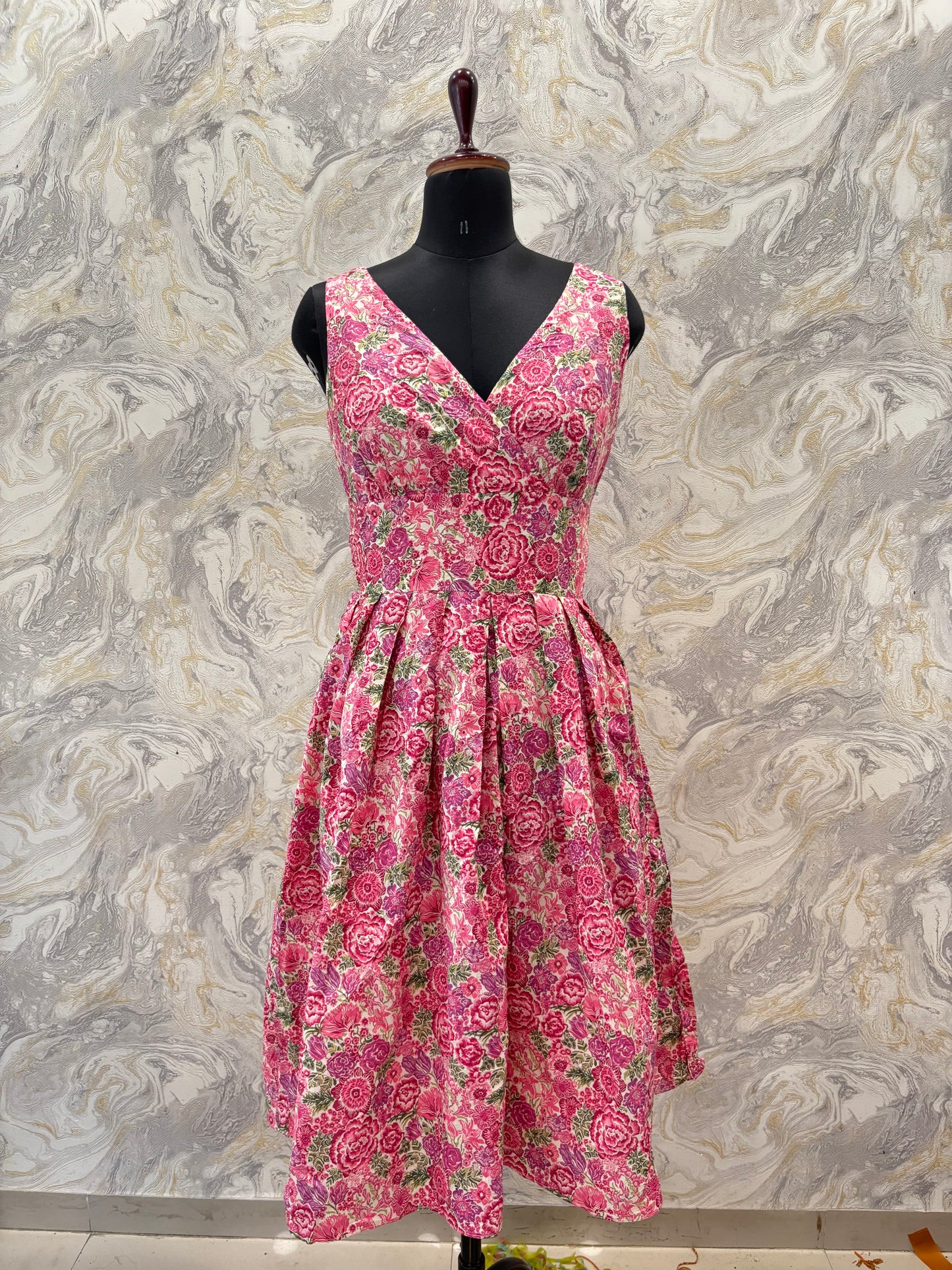 Victorian roses dress
