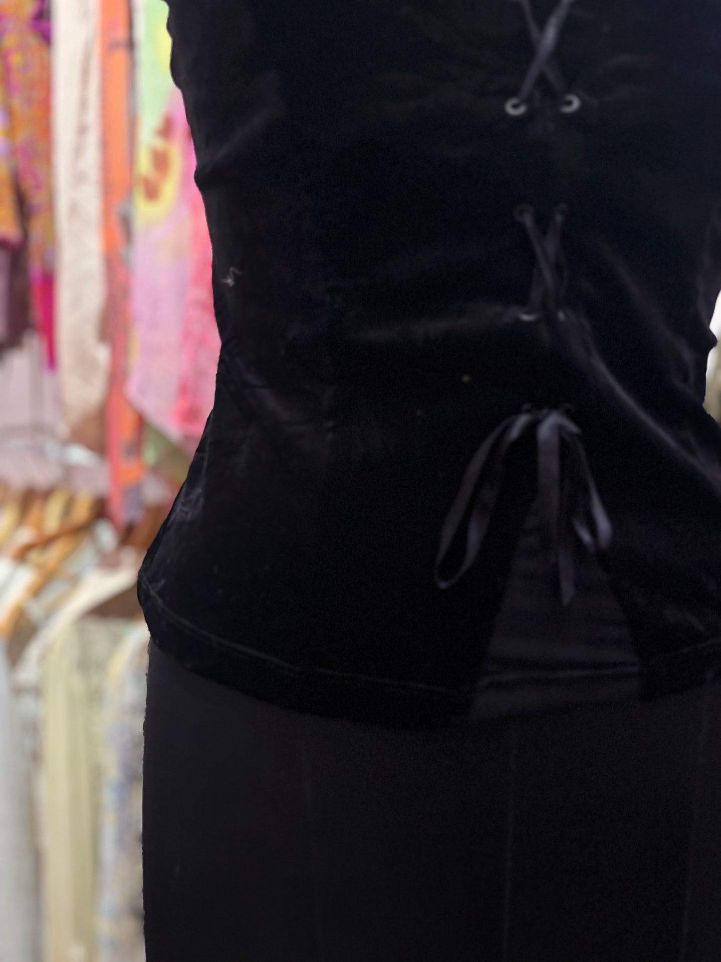 Velvet vintage top