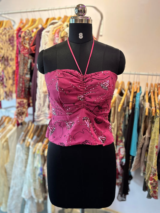 Celestial pink corset