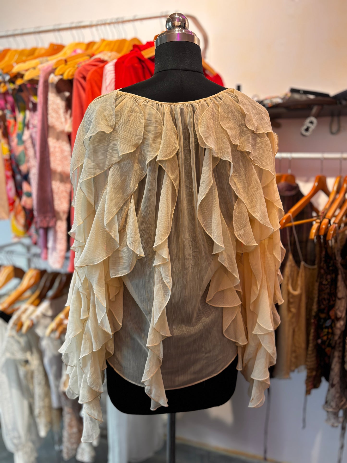 Ruffle angel top