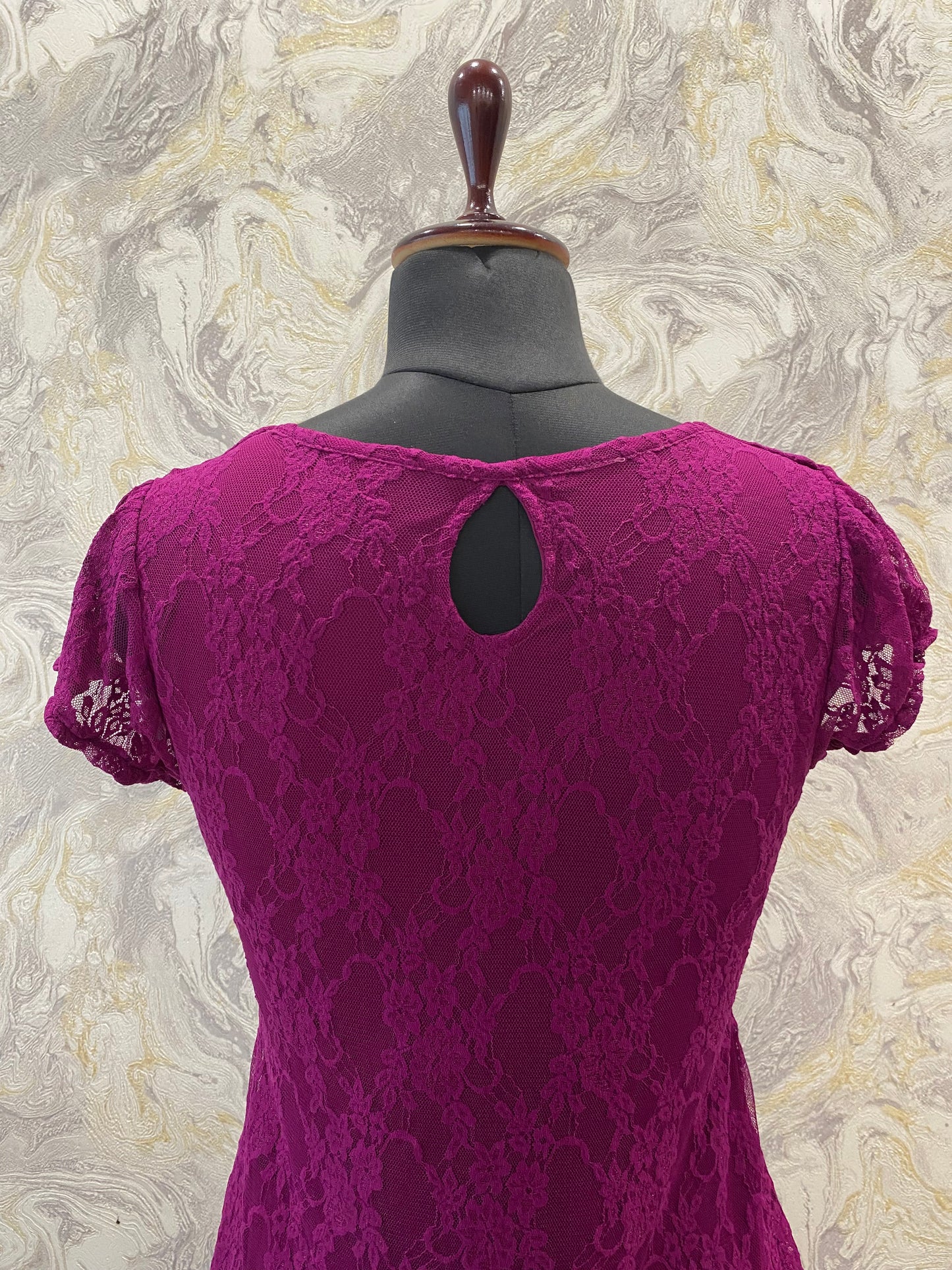 Purple lacy top