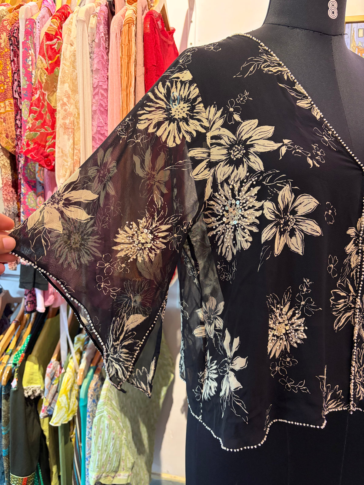 Vintage silk overwear