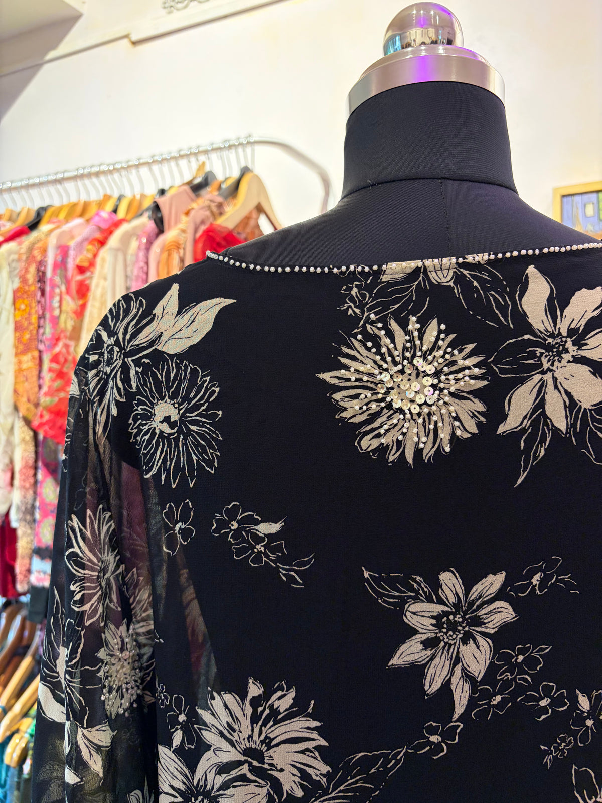 Vintage silk overwear