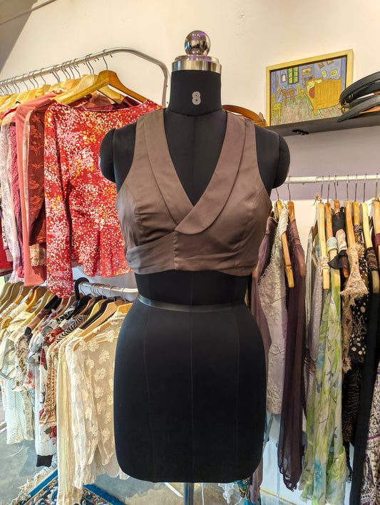 Brown wrap around