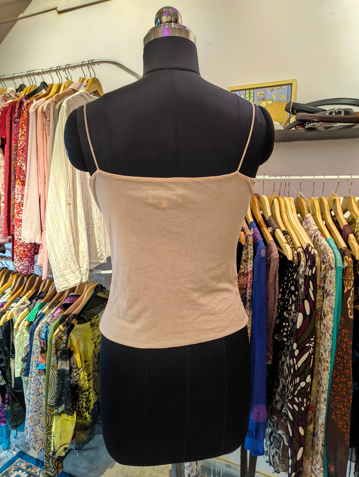 Salmon beaded top