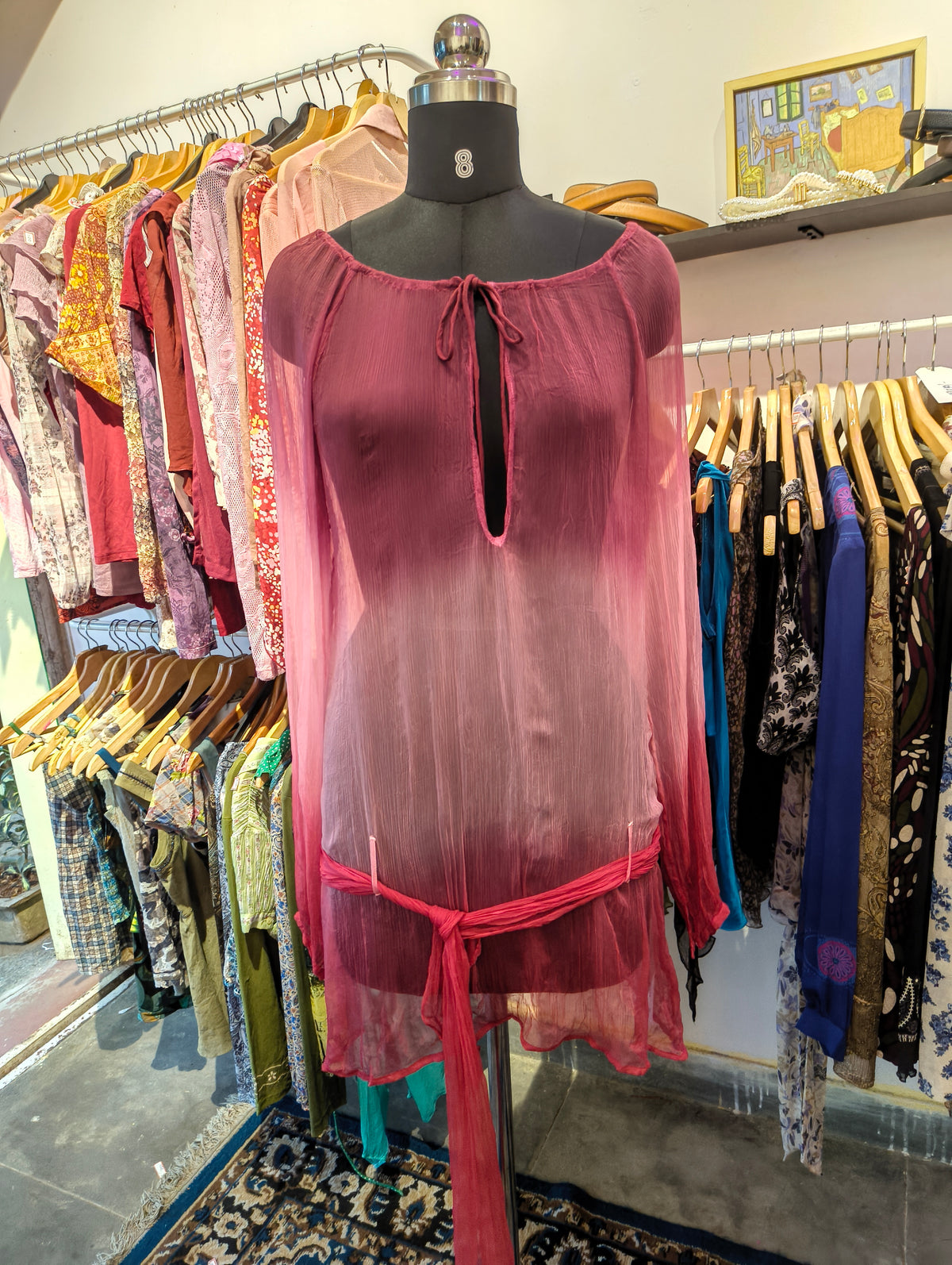 Super vintage ombré top