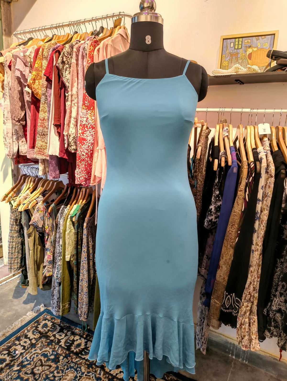 Timeless blue dress