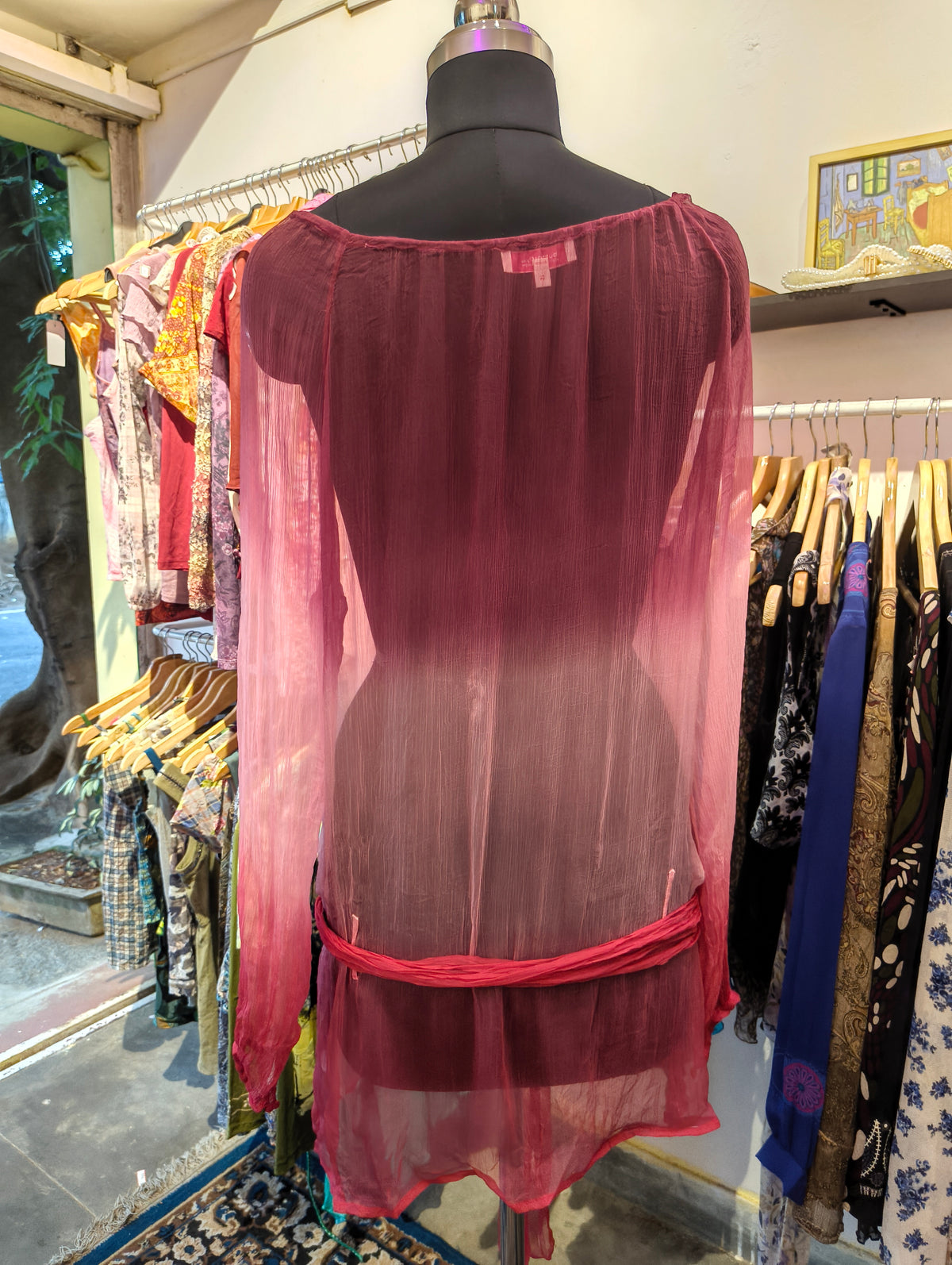 Super vintage ombré top