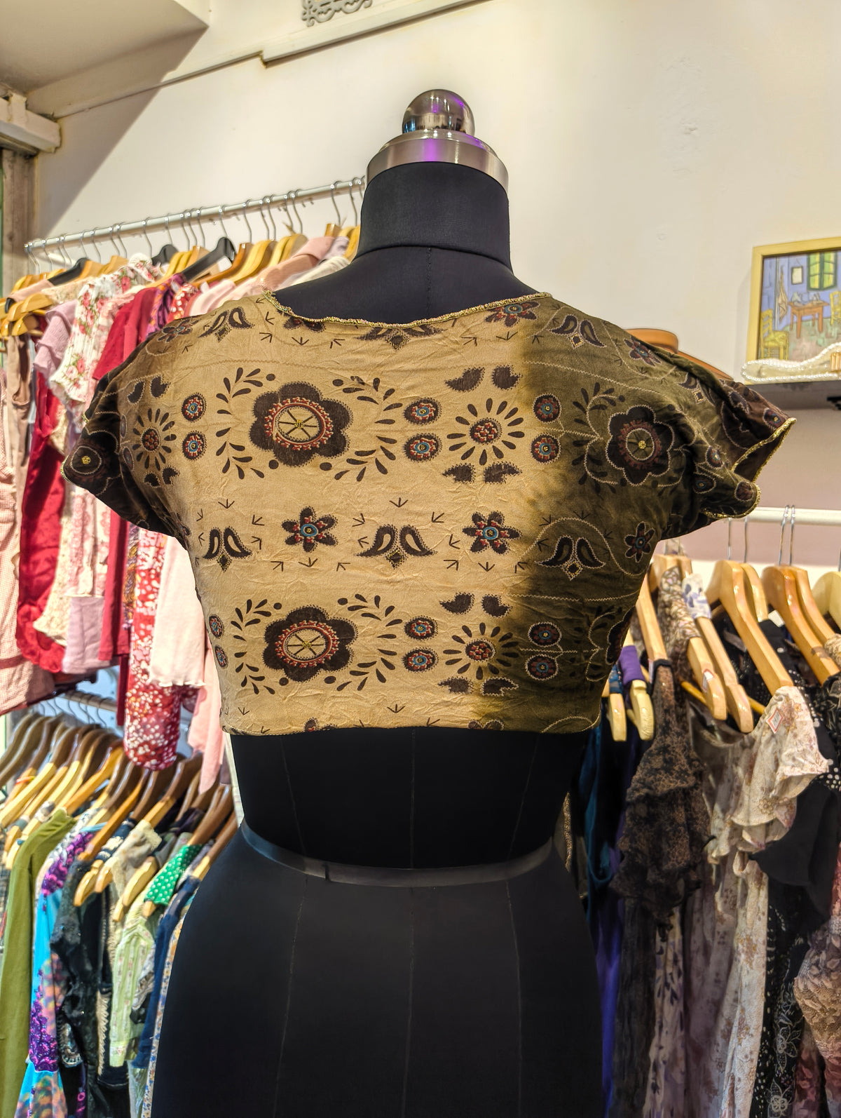 2000's paisley top