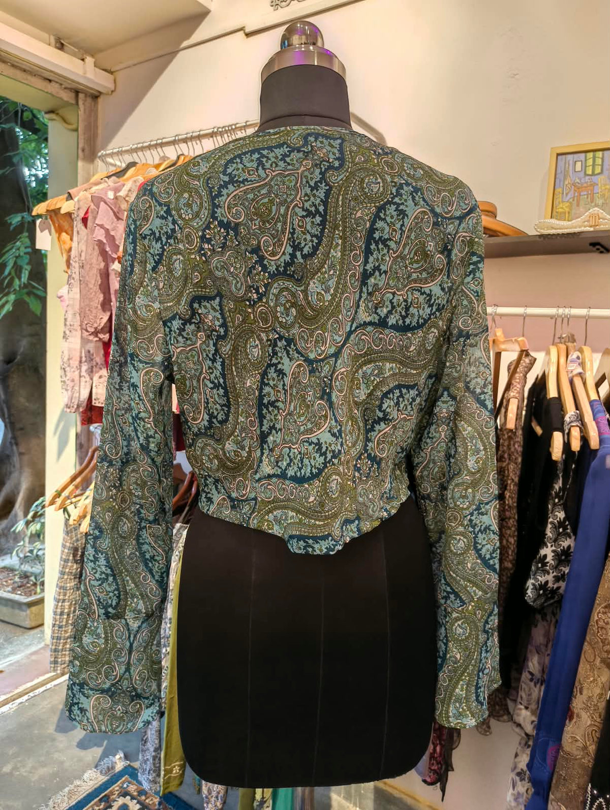 Indie flared sleeves top